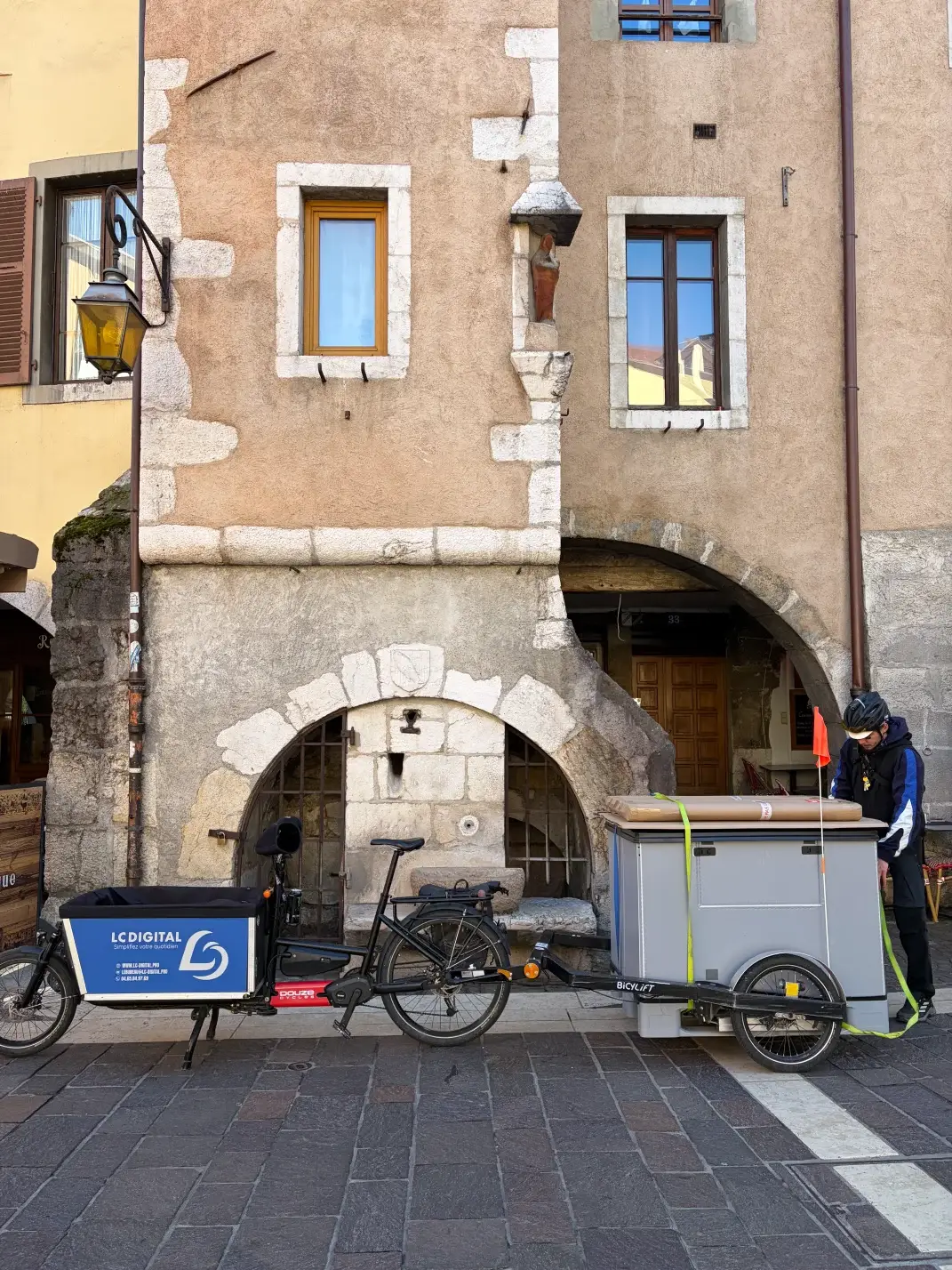 cyclologistique livraison velo Annecy